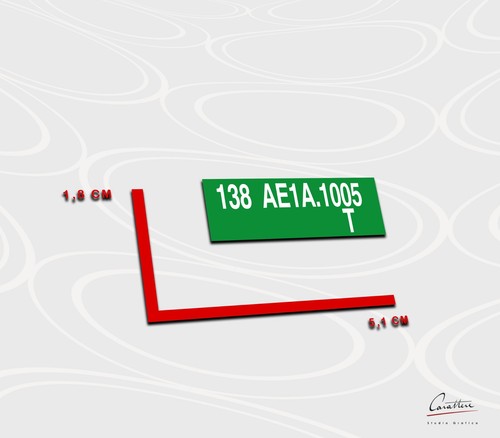 Adesivo omologazione fiat - adesivo,