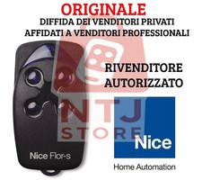 Telecomando ORIGINALE NICE FLOR FLO4R-S FLOR-S 4 tasti 433,92MHz