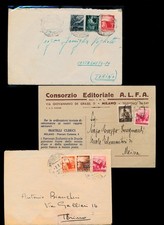 1946/47 STORIA POSTALE