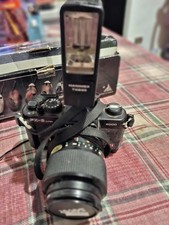 fotocamera yashica fx-3 super 2000 + obiettivo sakar + flash