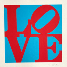 Robert Indiana Litografia Guggenheim Museum COA originale numerata 225 es