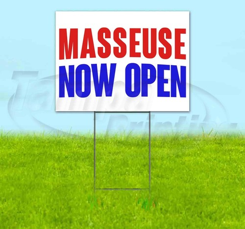 Masseuse now open insegna - masseuse,