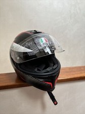 CASCO MOTO INTEGRALE AGV K5 S THUNDER BLACK RED MATT PINLOCK Look TAGLIA ML58-60