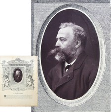 Photoglyptie Florent Willems peintre cliché Goupil 1877 Galerie Contemporaine