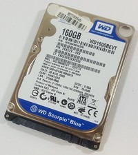 Disco rigido notebook 160 GB Western Digital SATA 2,5" WD Scorpio Blue WD1600BEVT