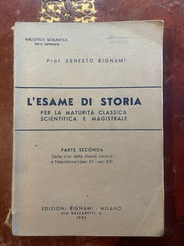 Ernesto bignami esame di - –,