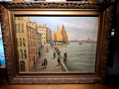 Venezia vintage pittore - venezia, -vintage---pittore