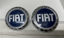 FIAT  LOGO BLU STEMMA BADGE