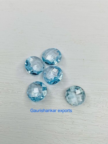 Topazio azzurro blu - azzurro, naturale