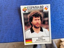 PANINI ESPANA 82  DEUTSCHLAND BRD BREITNER N 121 RECUPERATA/REMOVED