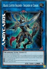 BLACK LUSTER SOLDIER - SOLDIER OF CHAOS • Segreta • BLC1 EN002 • 1Ed • Yugioh!