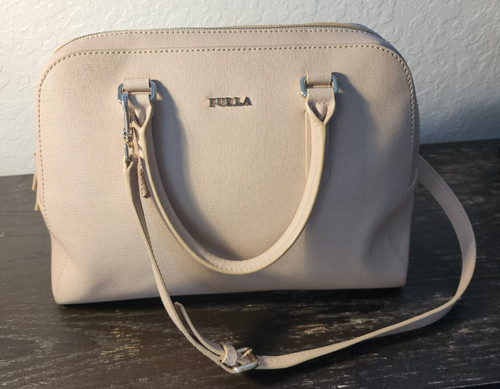 New furla beige leather - new,
