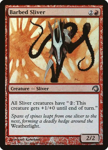 Barbed sliver - barbed,
