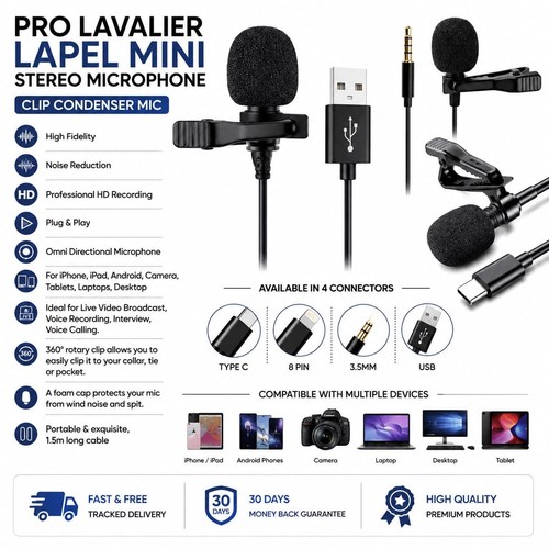 Pro lavalier lapel - lavalier,