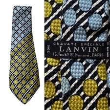 LANVIN Cravatta In Seta 100%