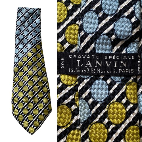 Lanvin cravatta seta - seta, 100%