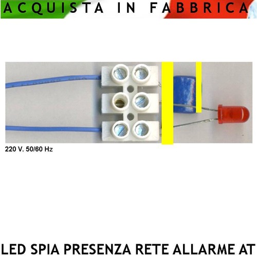 Led 220 spia - v.,
