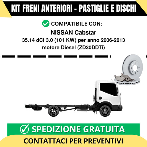 Kit freni anteriori pastiglie - kit,