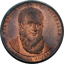 Medaglia Andreas Hofer 30 mm/12,4 g moneta originale #PUT313