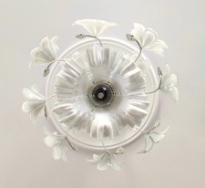 Lampadario vintage in vetro