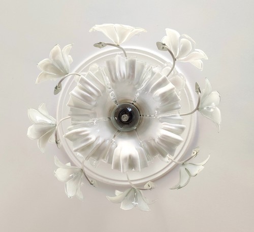 Lampadario vintage vetro - lampadario,