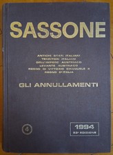 Catalogo Sassone Specializzato GLI ANNULLAMENTI Antichi Stati Italiani