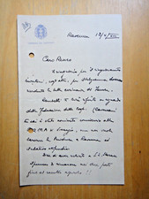 1935-Deputato CELSO CALVETTI autografo-RAVENNA-Fascismo+