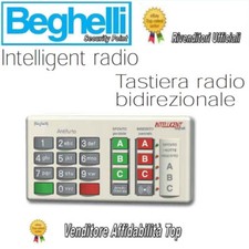BEGHELLI INTELLIGENT TASTIERA 8672 SENZA FILI WIRELESS RADIO ANTIFURTO ALLARME !