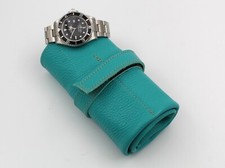 Rotolo Porta Orologi Vera Pelle Tiffany 6 Posti Ottima Qualità Pelle Lusso Nuovo