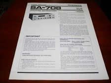 Manuale utente Pioneer SA-708