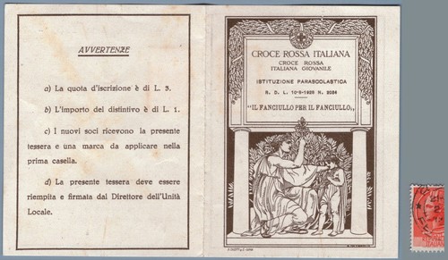 Ts0099 tessera croce rossa - tessera:,