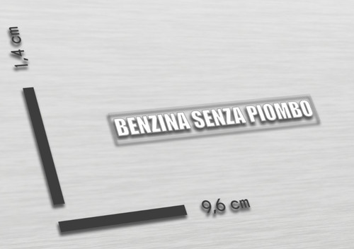 Adesivo benzina senza - benzina,