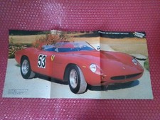 Poster FERRARI 330 GT SPIDER FANTUZZI  misura 58x29 circa da  STARTER due lati