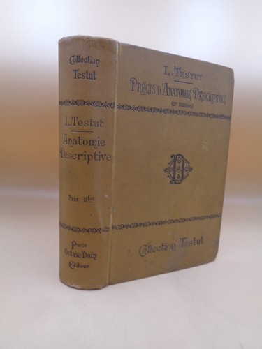 Testut précis d anatomie - testut, d'anatomie
