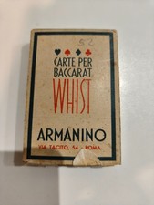 Antico Mazzo di 40 Carte da Gioco Armanino Roma 1941