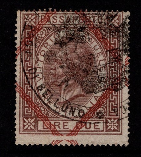 Italia 1871 passaporto - 1871, 2l