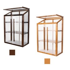 QLS Serra da Balcone Coltivazione Casa per Piante da Terrazzo 80x42x121 cm Mini