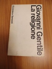 GIOVANNI GENTILE LA RELIGIONE