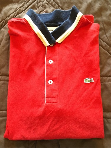 Polo uomo lacoste rosso - polo,