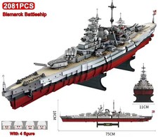 2081 pezzi WW2 Bismarck set