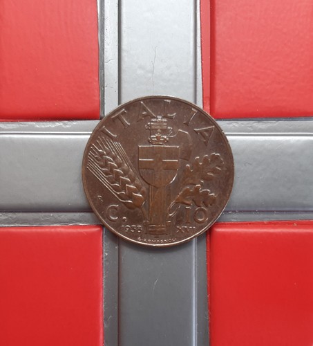 10 centesimi 1938 xvi - ,