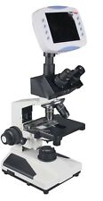 Alta Potenza 2500 × Clinica Vet Laboratorio Microscopio W Piano Ottiche, LED,