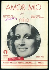 SPARTITO - MINA "AMOR MIO"