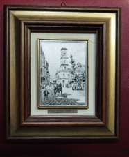 Quadro lastra d'argento capua