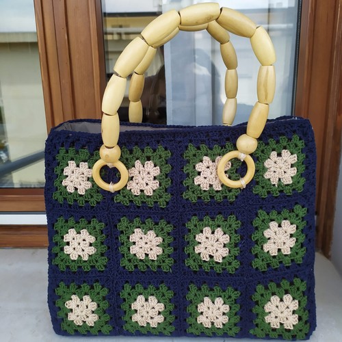 Borsa fatta mano con - a,