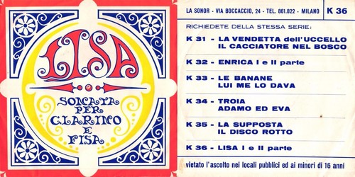 Disco giri rustici canta - i,