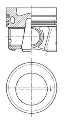 Pistone kolbenschmidt 41270600 - pistone,