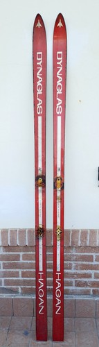 Sci legno rossi vintage hagan - sci,