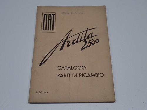 Fiat ardita 2500 catalogo - ardita,