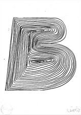 MARIO CEROLI "Lettera B"